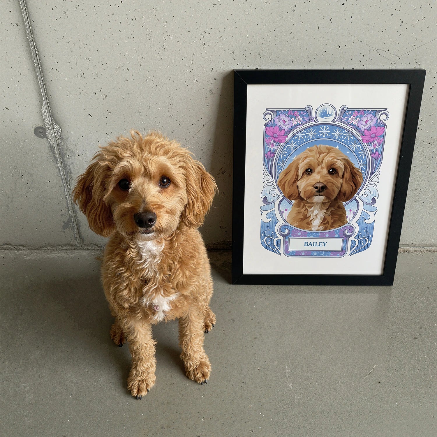Autumn Pet Potraits Posters Design