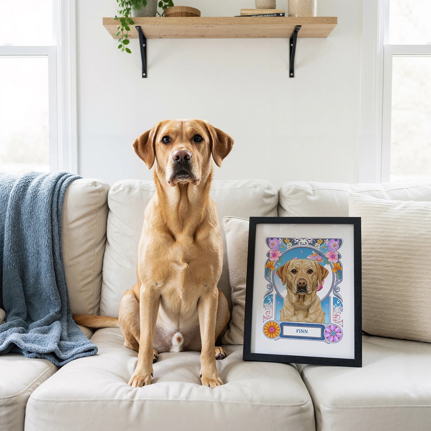 Spring Pet Potraits Posters Design
