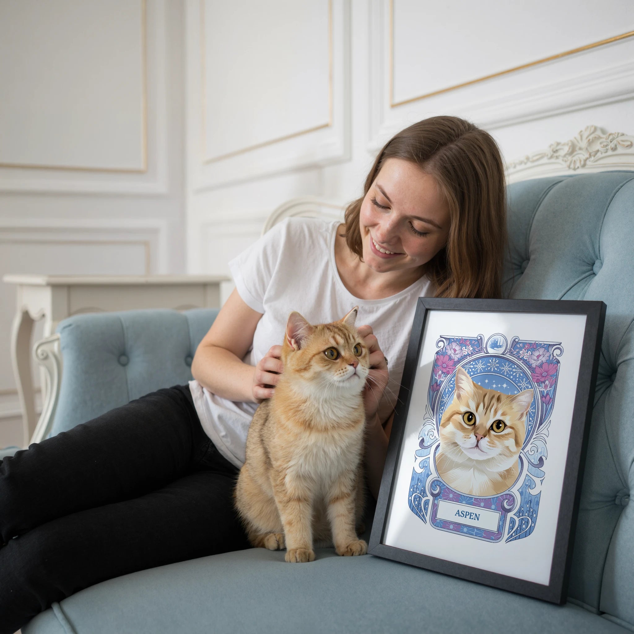 Summer Pet Potraits Posters Design