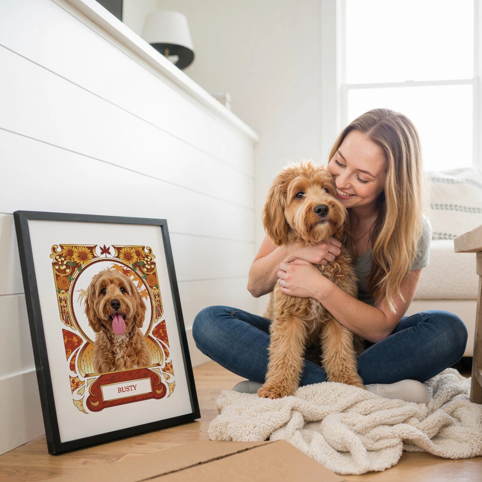 Summer Pet Potraits Posters Design