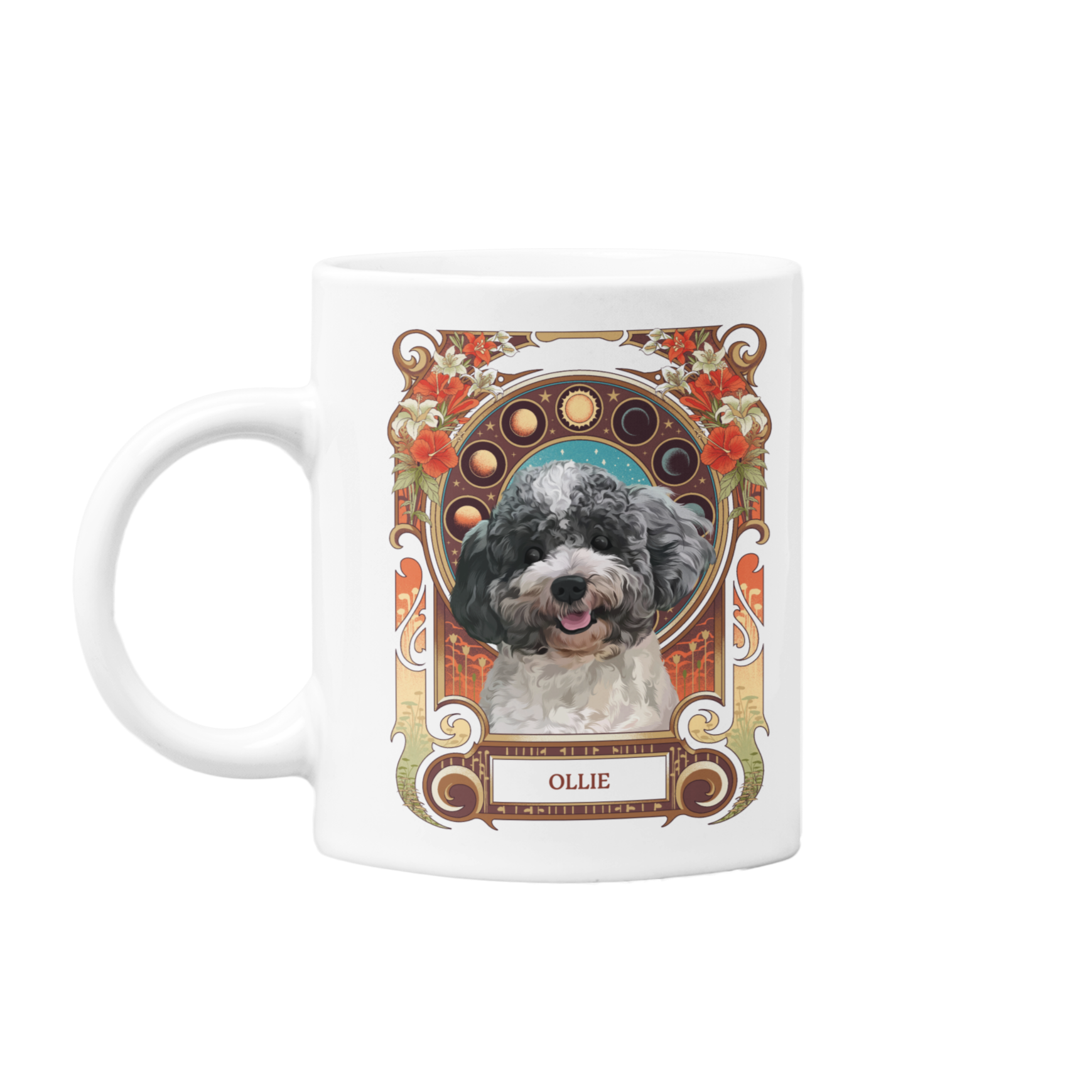 Custom Pet Portrait Mug – The Aeterna