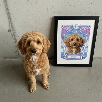Autumn Pet Potraits Posters Design