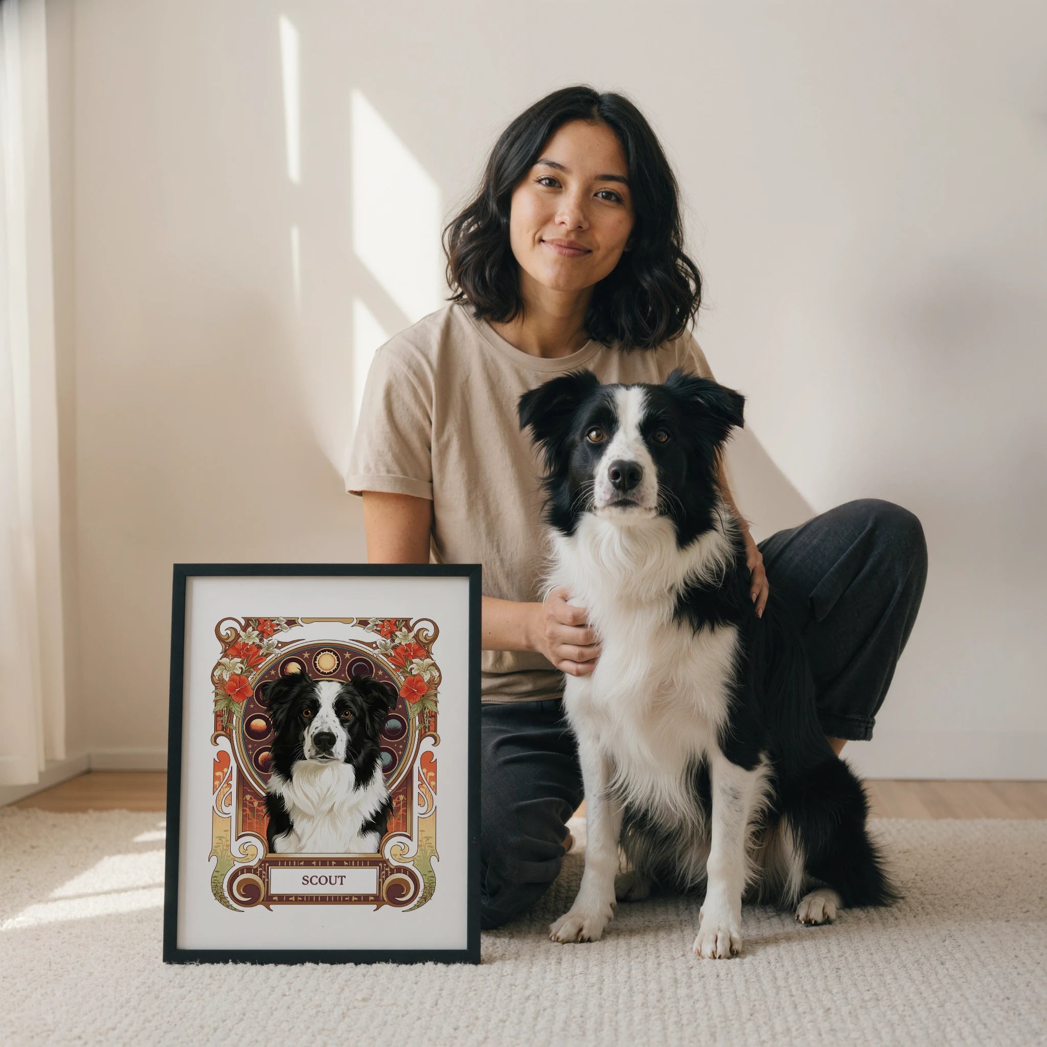 Summer Pet Potraits Posters Design