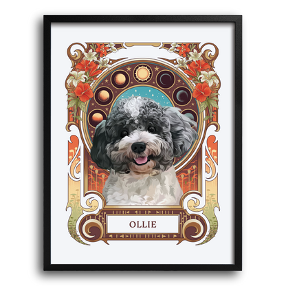 Summer Pet Potraits Posters Design