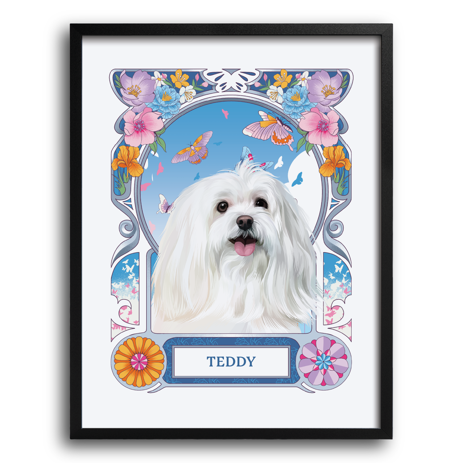 Spring Pet Potraits Posters Design