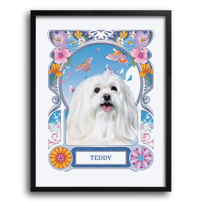 Spring Pet Potraits Posters Design